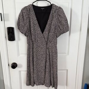 Madewell Floral Puff Sleeve Dress